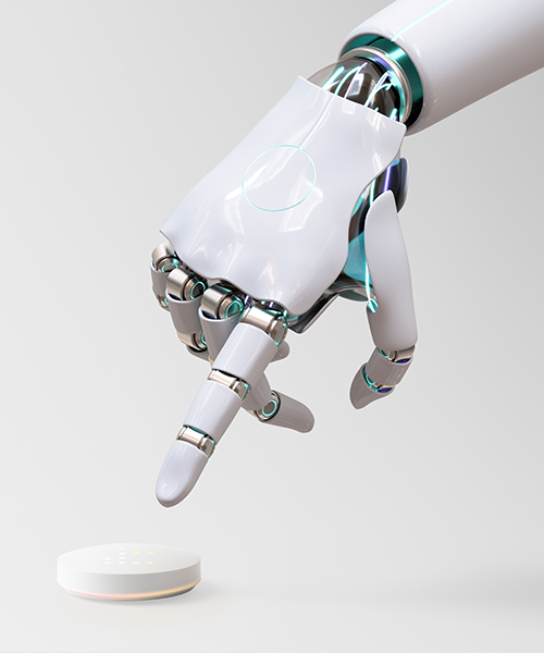 Person holding a drone